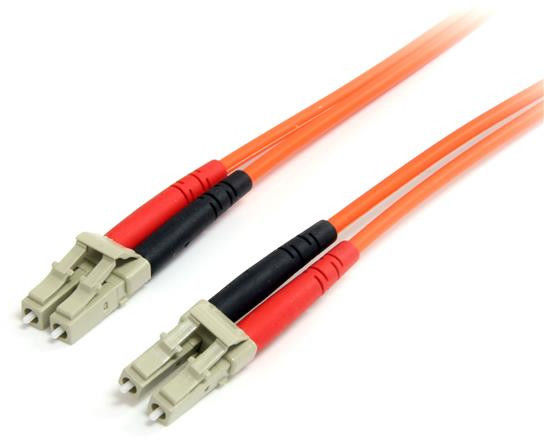 Cable fibre optique LC/LC duplex 62,5/125 - 3 m