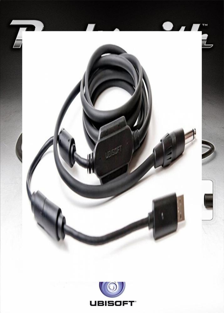 Cable Ubisoft Rocksmith 3429 M Noir Filaire Connectique
