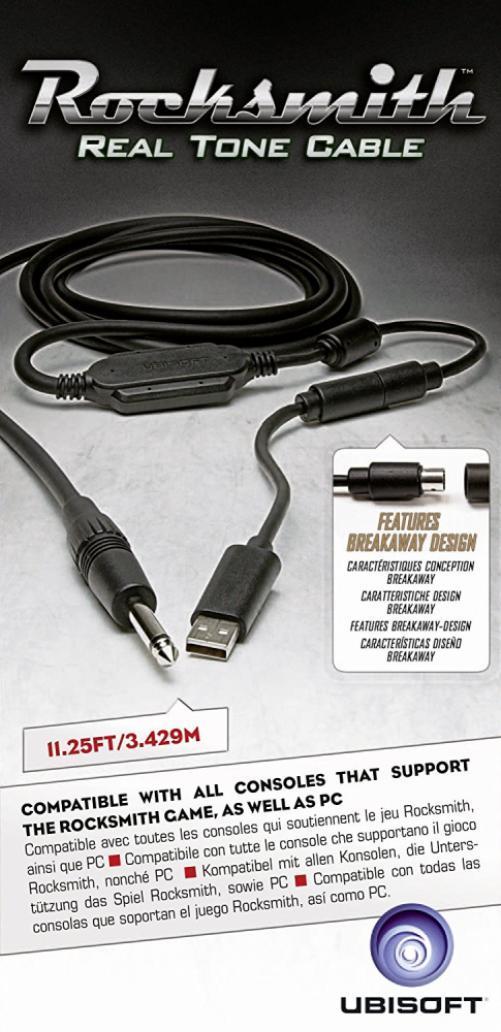 Cable Ubisoft Rocksmith 3429 M Noir Filaire Connectique