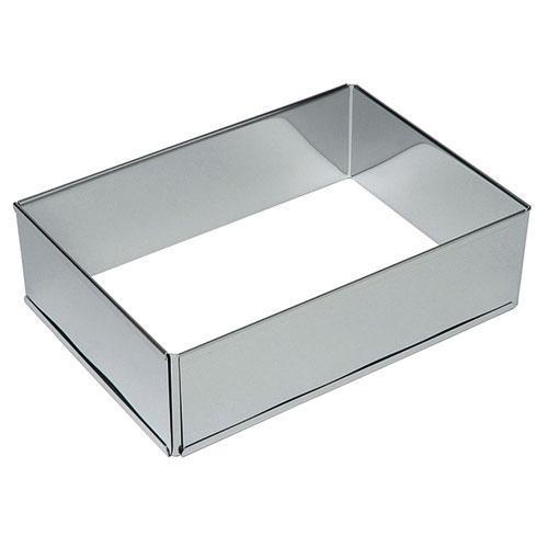 Cadre A Patisserie Extensible Rectangle Inox