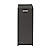 Caisson treteau 1 rideau coloris noir