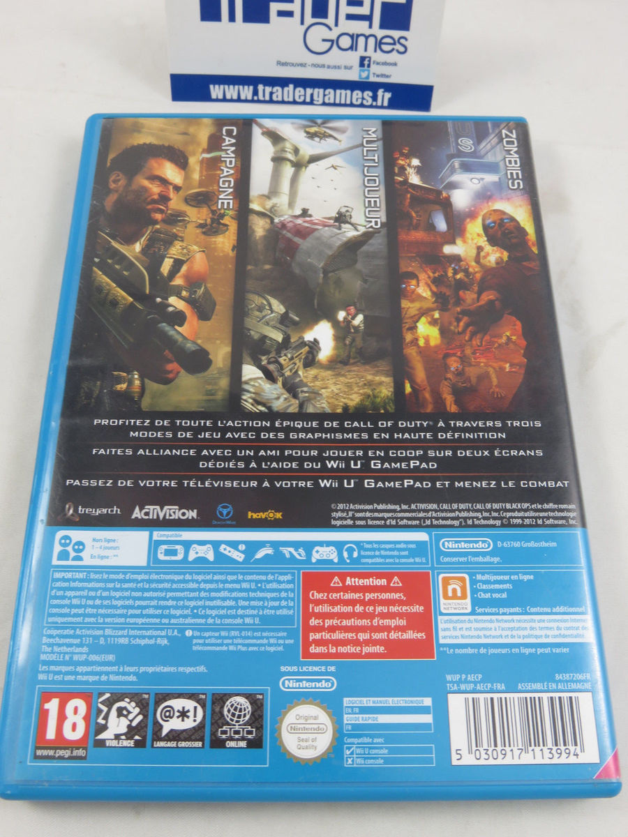 CALL OF DUTY Black Ops II, Nintendo Wii U, PAL Edition