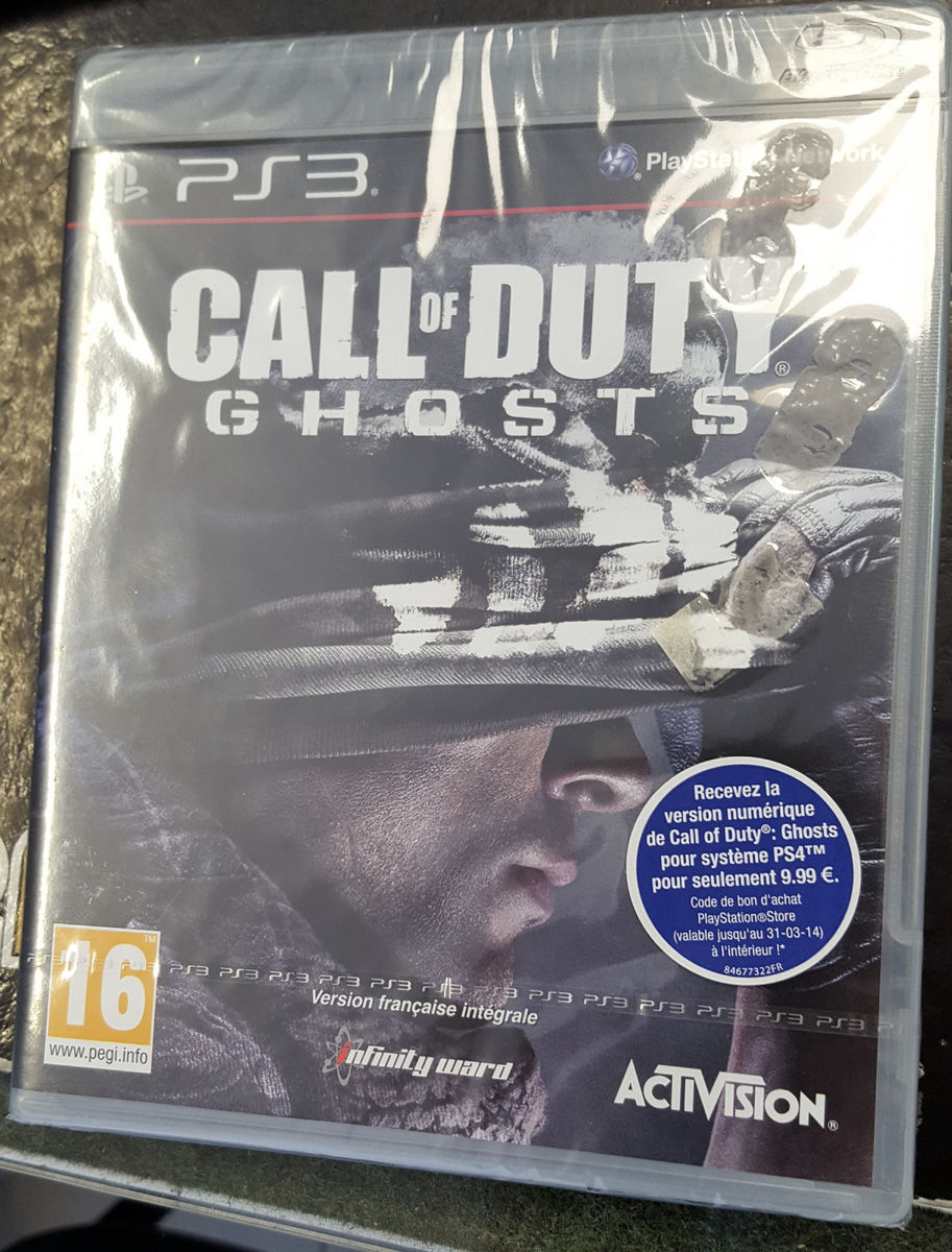 Jeu Ps3 Call Of Duty Ghosts Ps3