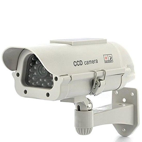 Camera CCTV Factice d'exterieur - Solaire