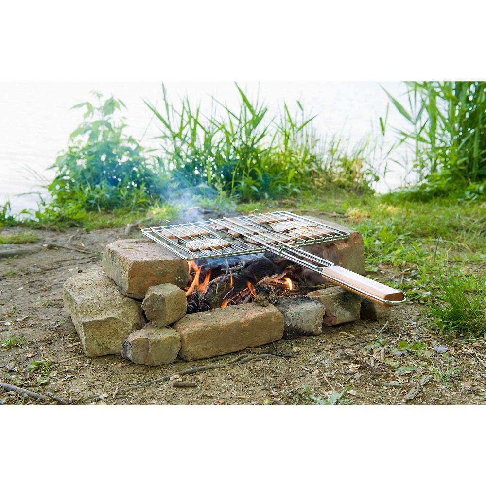 Grille Rectangulaire - Campingaz - Double 54 X 38 Cm - Metal - Cuisson Optimale - Barbecue