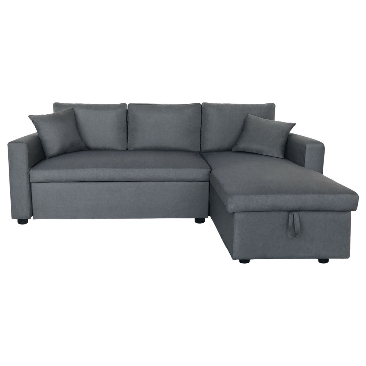 Canape Dangle Convertible Clark 3 Places Gris
