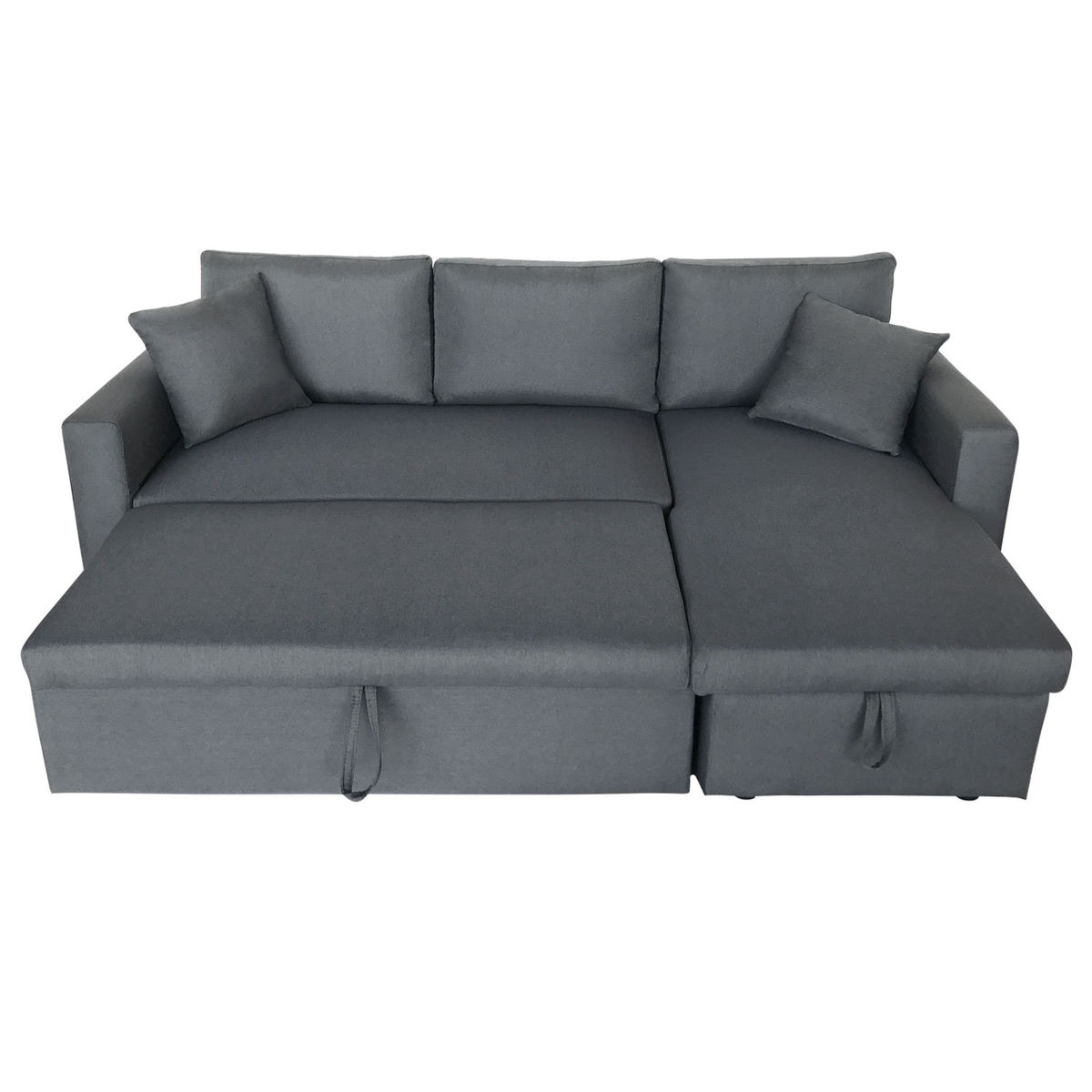 Canape Convertible Clark 3 Places Gris