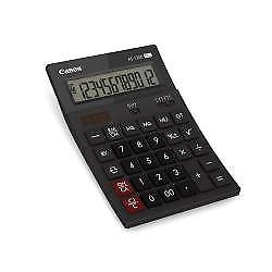 AS-1200, Calculatrice de bureau, 12 chiffres, panneau solaire, pile, anthracite