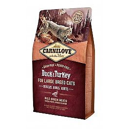 Carnilove croquettes pour chat adult grandes races au canard et a la dinde Poids - 2 kg