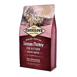 Carnilove croquettes pour chaton au saumon et a la dinde Poids - 2 kg