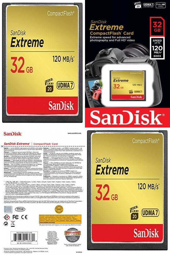 Carte Memoire Compactflash Sandisk Extr ...