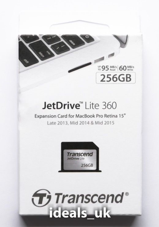 Carte Memoire Transcend Jetdrive Lite 360 256 Go Pour Macbook Pro Retina 15