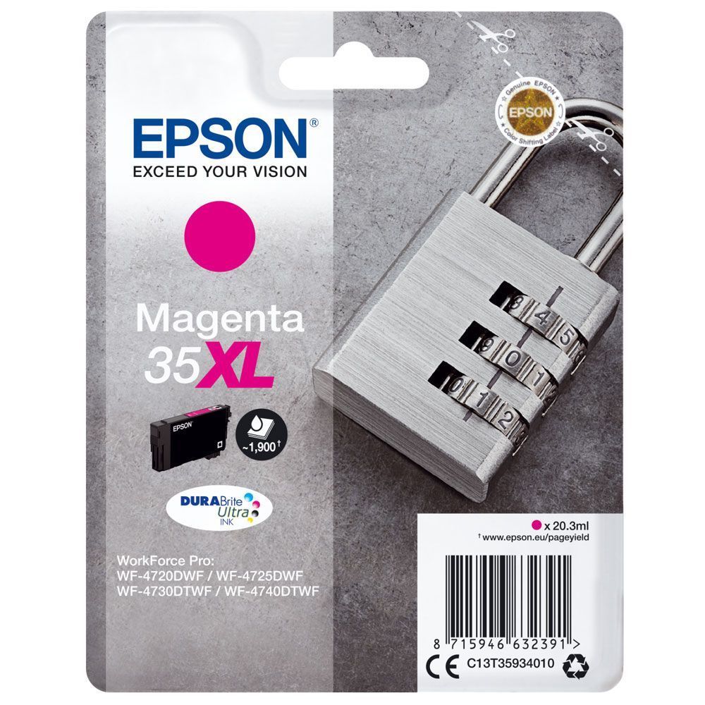 Epson 35xl (t3593) - Magenta - Cartouche D'encre - Grande Capacite