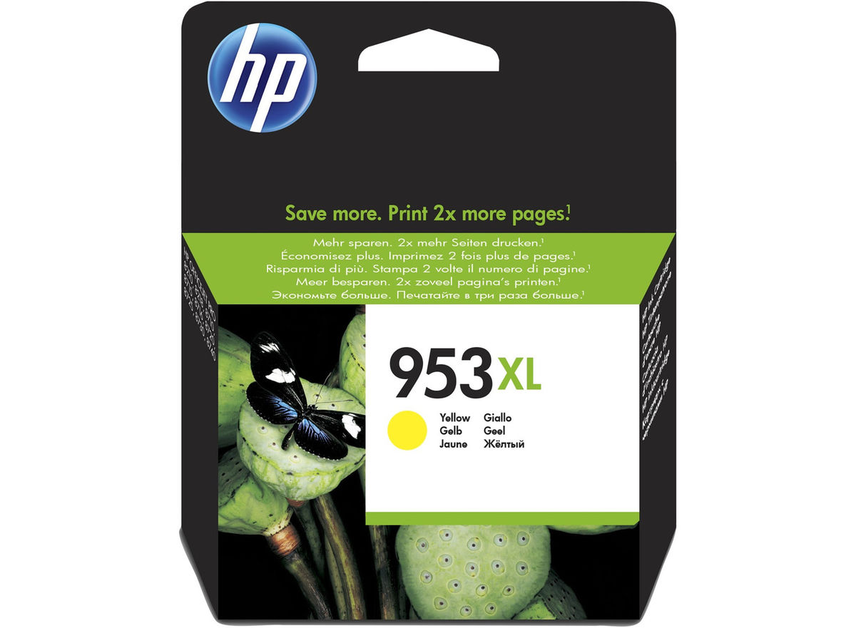 Hp 953xl Cartouche Dencre Jaune Grande Capacite Authentique F6u18ae Pour Hp Officejet Pro 871087158720