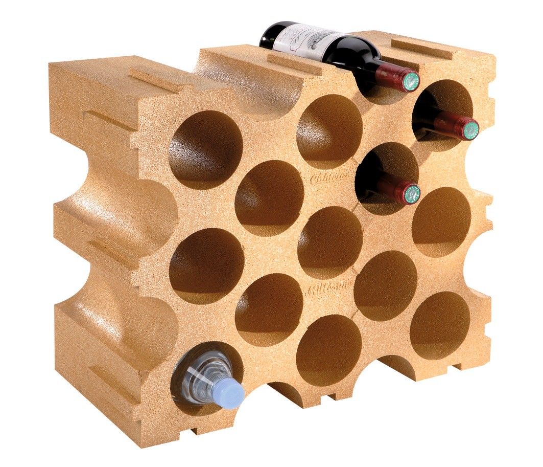 Range 15 Bouteilles Polystyrene Mottez