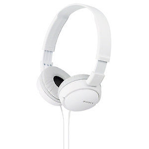 Casque Arceau - Sony - Mdrzx110w - Blanc - Filaire - Sur-oreille - 120g