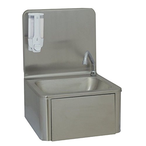 Lave-mains En Inox Avec Robinet Et Distributeur De Savon , Evier En