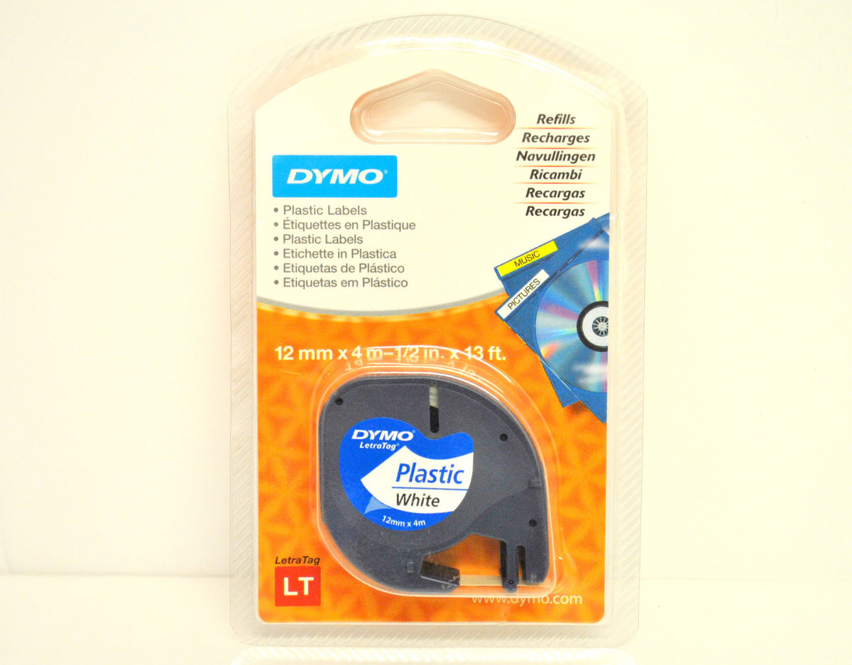 Dymo D'origine Dymo 91201 / S0721610 Etiquettes Multicolor 12mm X 4m - Remplace Dymo 91201 / S0721610 Labels