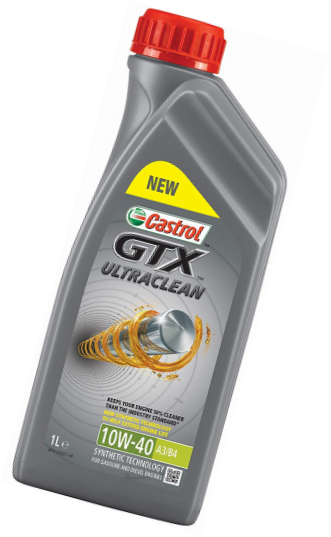 Castrol 15 A4cf GTX Ultraclean 10 W-40 A3/B4, Neuf Gris