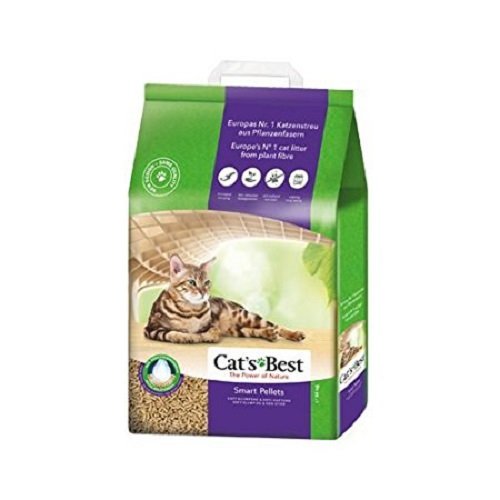 Cats Best Litiere Vegetale Smart Pellets Pour Chat 10 L - Pellets Pour Poils Longs Ultra-absorbante