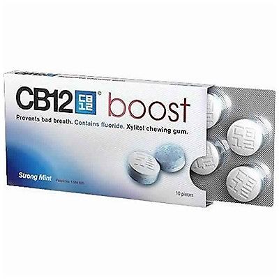 Cb12 Boost Plaquette De 10 Gommes A Macher