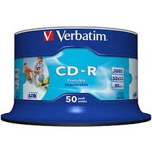 Verbatim DataLifePlus - 50 x CD-R - 700 Mo 52x - surface imprimable large - spindle