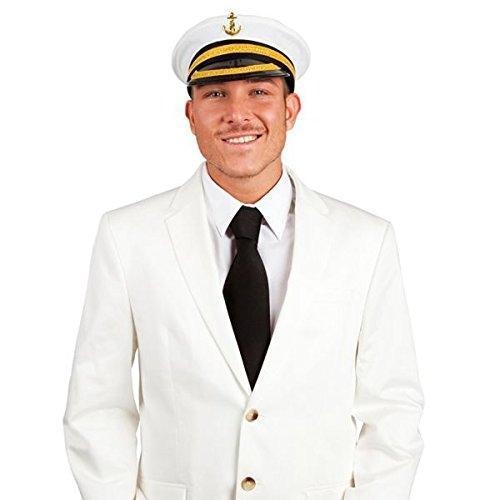 Chapeau capitaine marin adulte Taille Unique