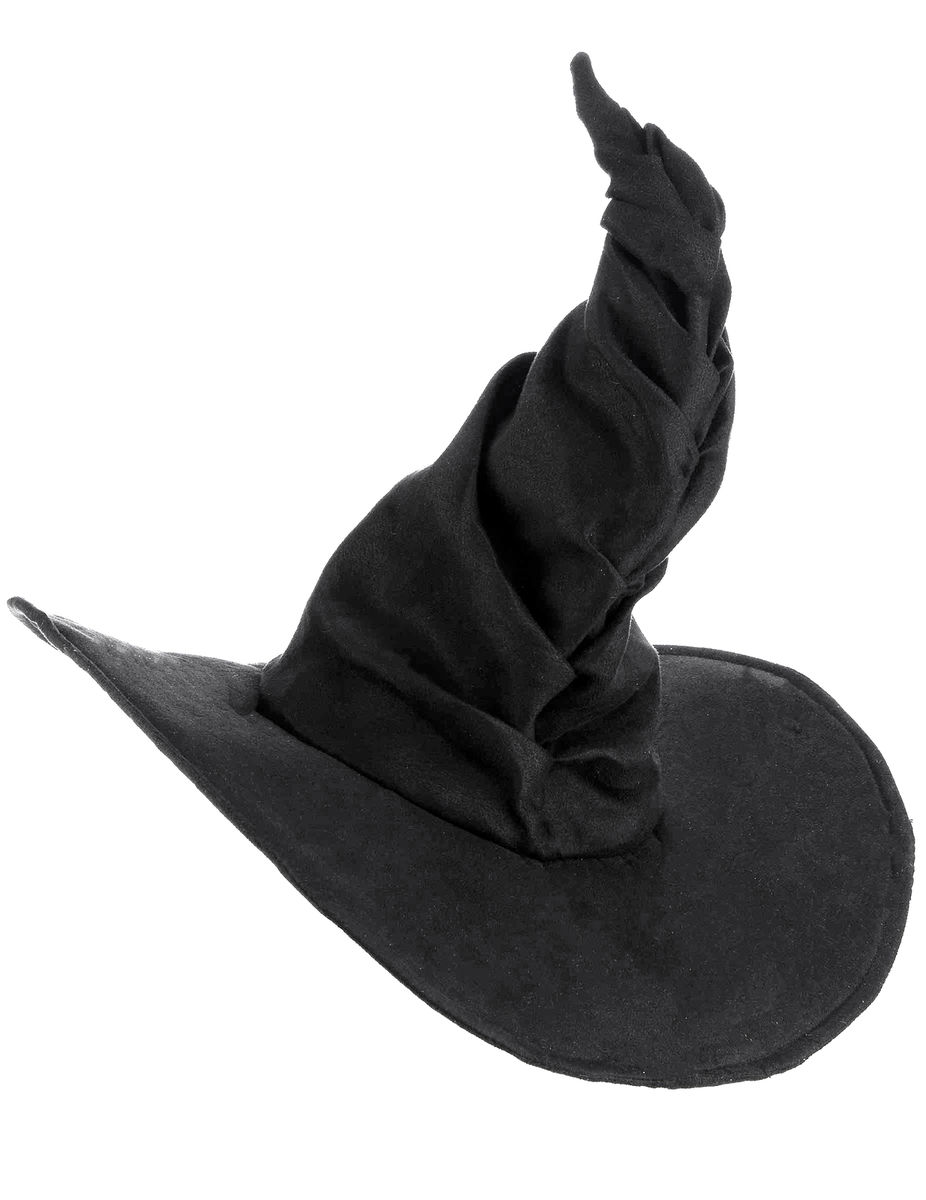 Accessoire De Tete Pour Deguisement Chapeau Sorciere Velours Noir Adulte