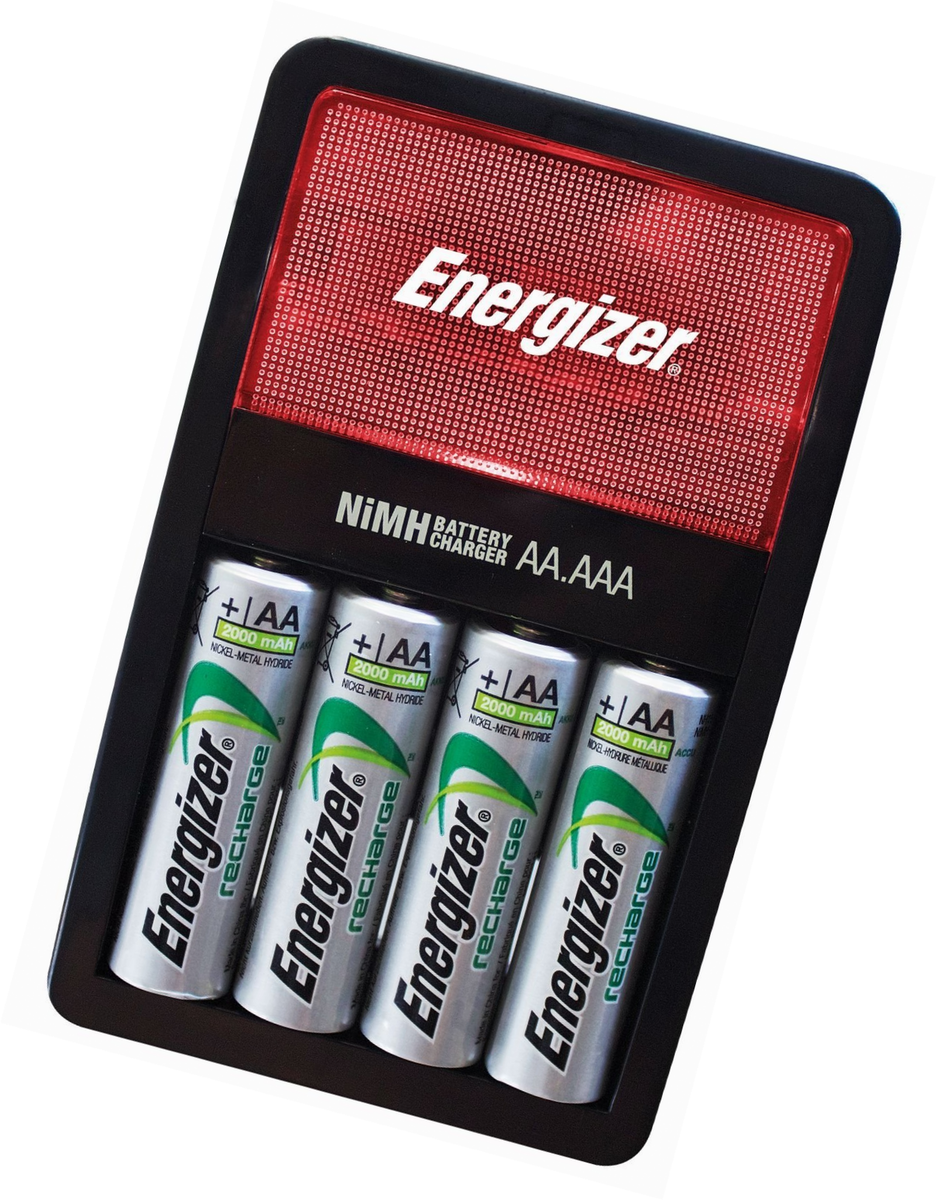 Energizer Chargeur Compact De Batterie 4 Aaa¦