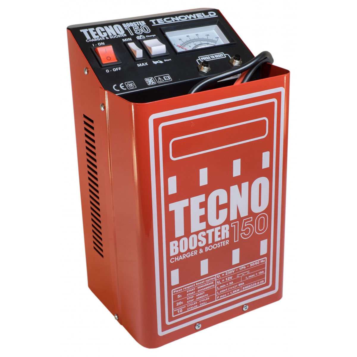 Chargeur Demarreur Tecnobooster Batterie 25/ 250a -10/270ah Compact 1900w
