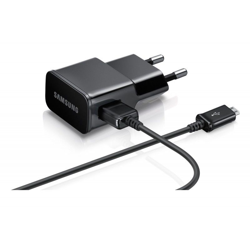 Chargeur secteur Noir Origine SAMSUNG Note 2 + cable ETAU90EBE 
