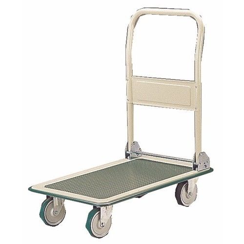 Chariot de manutention Roulpratic vert plateau 750 x 490 mm charge 300 kg