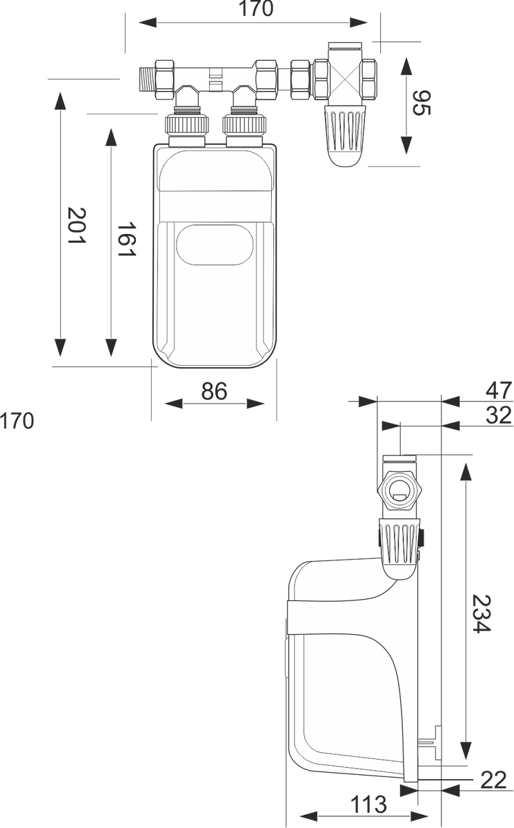 Mini Chauffe Eau Dafi Lave Main 3,7 Kw