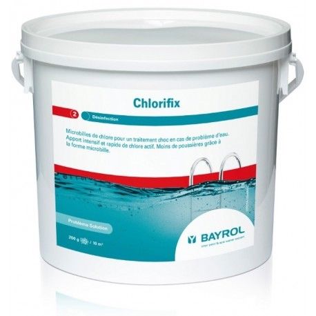 Chlorifix 5kg Bayrol Micro Billes A Dissolution Rapide A Forte Teneur En Chlore Actif