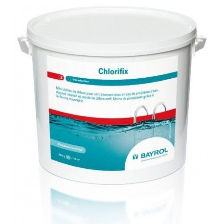 Chlorifix 5kg Bayrol Micro Billes A Dissolution Rapide A Forte Teneur En Chlore Actif
