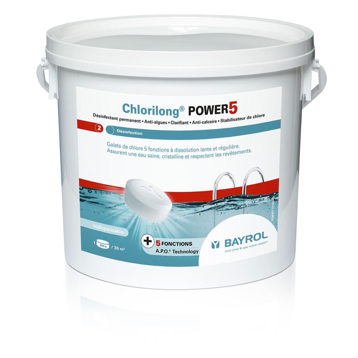 Chlore Multifonctions Bayrol Chlorilong Power 5 Fonctions - 5kg