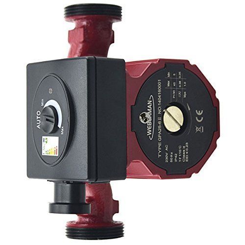 Circulateur pour chauffage central Weberman GPA II 25-40 180 mm 230 V Classe A