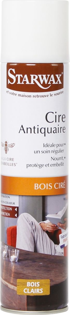 Cire antiquaire bois clairs STARWAX 0.3 l