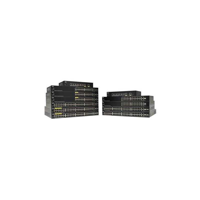 Cisco Systems Cisco 250 Series Sg250-10p - Commutateur - Intelligent - 8 X 10/100/1000 (poe+) + 2 X Sfp Gigabit Combine - De Bureau - Poe+ (62 W)