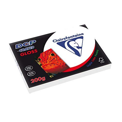 Clairefontaine Ramette 250 feuilles A3 200g DCP coated brillant 2 faces 