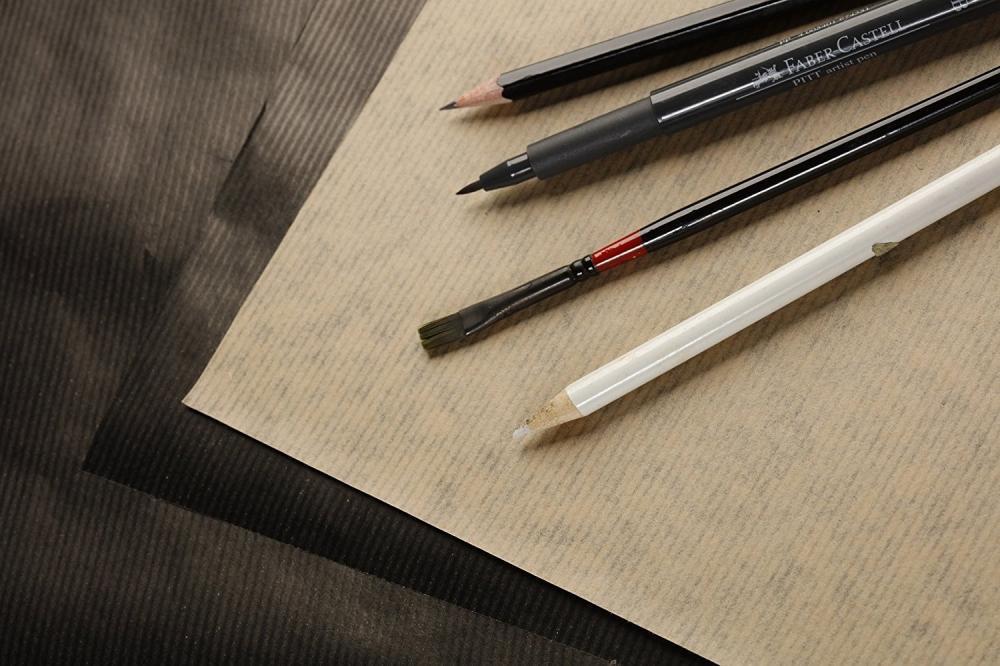 Rouleau De Kraft Gomme Brun - Clairefontaine - 4 Cm X 200 Metres - Beaux Arts Et Loisirs Creatifs