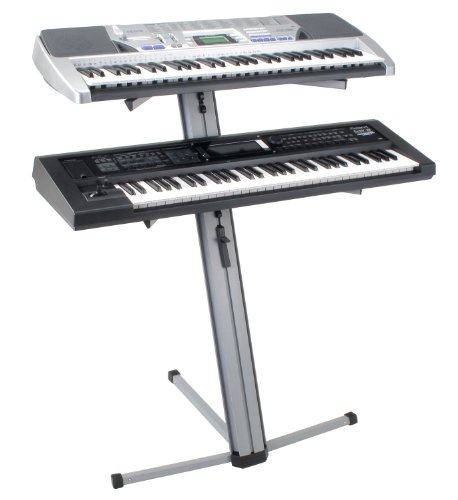 Support Monture Ratelier Piano Clavier Numerique Synthetiseur Double Pliable