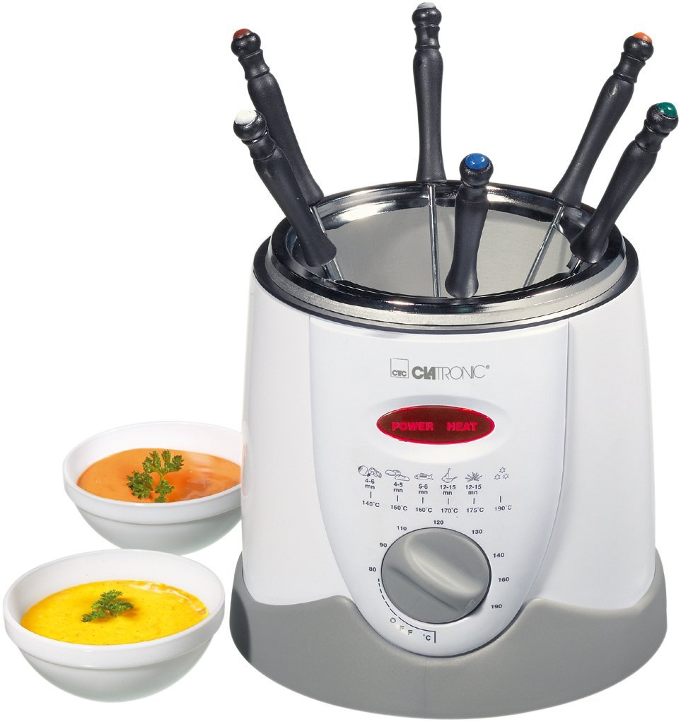 Friteuse Et Fondue - Clatronic - Ffr 2916 - 6 Personnes - 1l - Blanc