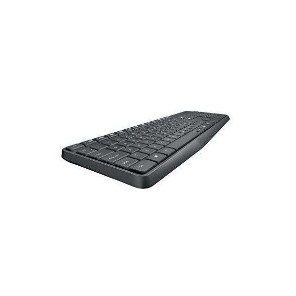 Ensemble Clavier Et Souris Sans Fil Logitech 920 007919 Noir 24 Ghz Recepteur Usb