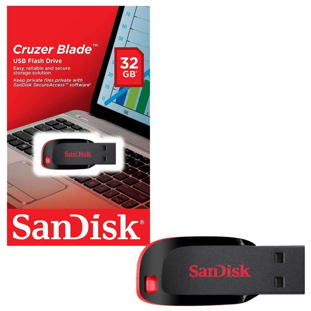 Cle USB Cruzer Blade - 32 Go - SANDISK - USB 2.0