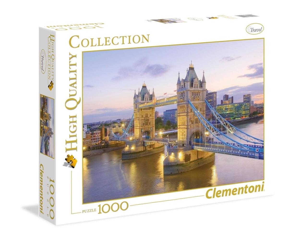 Puzzle 1000 Pieces - Pont De Londres - Clementoni - Paysage Et Nature - Mixte - Enfant