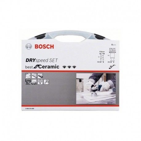 Bosch coffret 5 scies-tr?pans diamant best for ceramic - 2608576669
