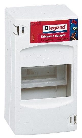 Tableau electrique a equiper 4 modules LEGRAND
