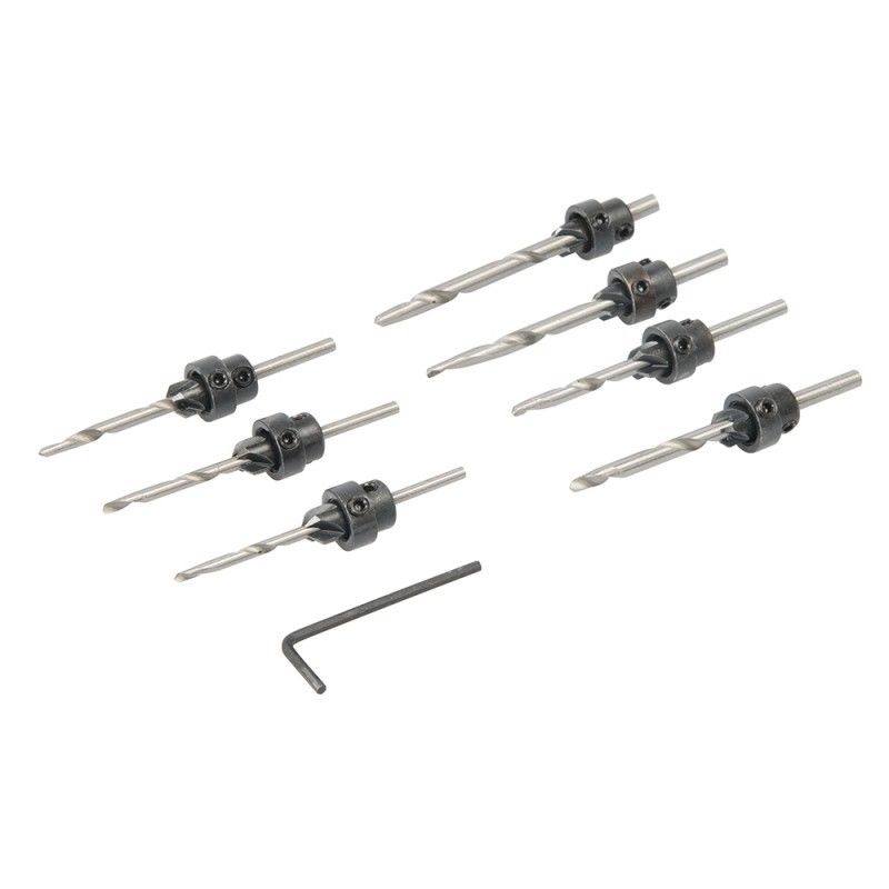 Coffret de 7 forets coniques - 3 - 6 mm - SILVERLINE