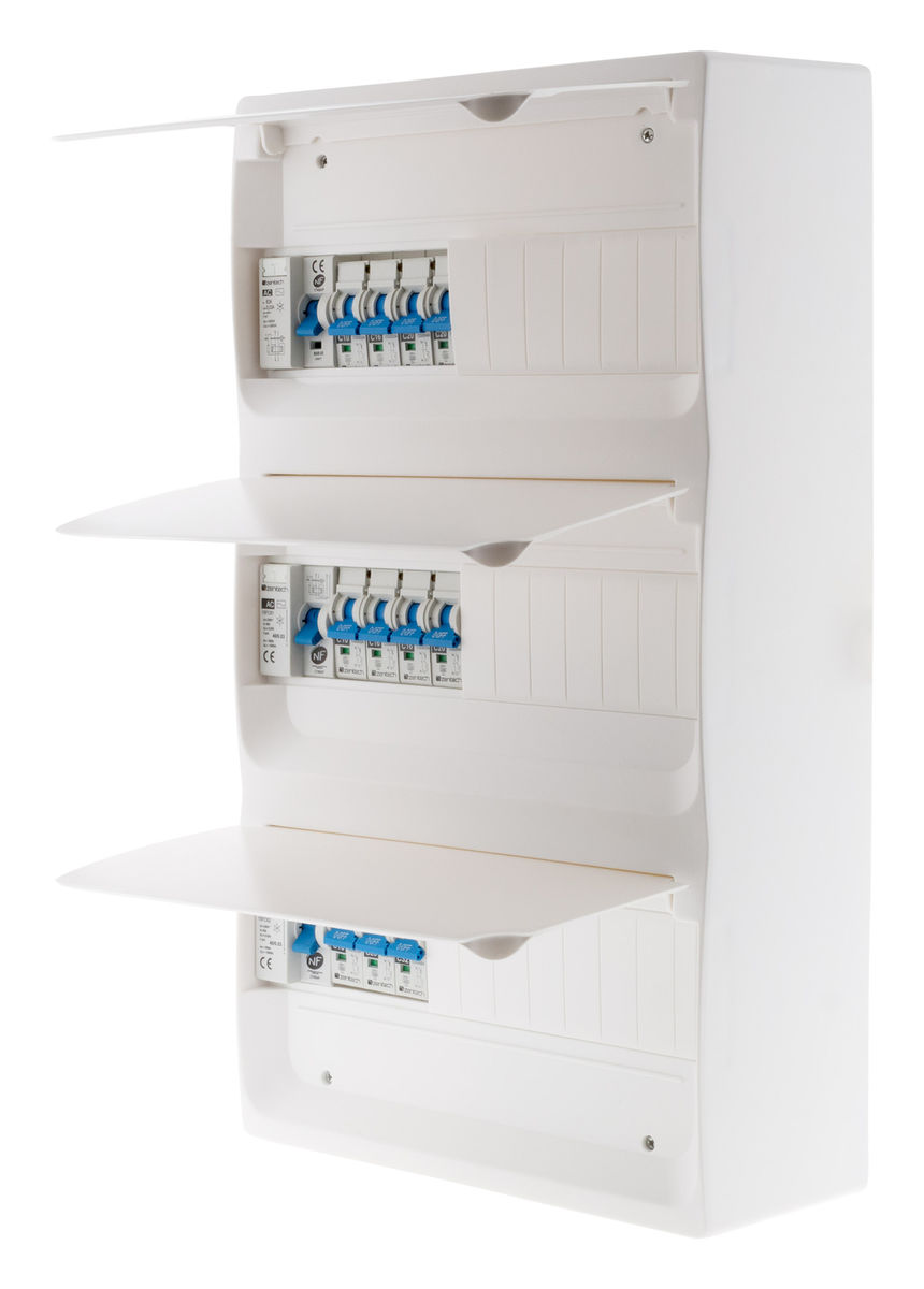 Coffret Electrique Equipe 39 Modules - 11 Disjoncteurs - Zenitech